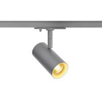 SLV NOBLO SPOT Verlichting, 1 ~ spot, rond, 2700K, 6W, faseafsnijding, 32°, grijs