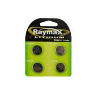 Raymax Lithium 3V Knoopcel CR2032 - 4 stuks