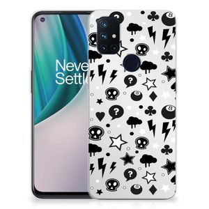 Silicone Back Case OnePlus Nord N10 5G Silver Punk