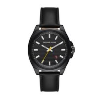 Horlogeband Michael Kors MK8632 Leder Zwart 20mm - thumbnail