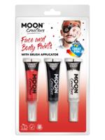 Moon Creations Face Body Paints and Brush