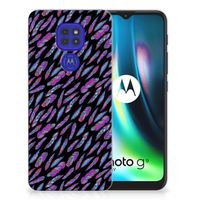 Motorola Moto G9 Play | E7 Plus TPU bumper Feathers Color - thumbnail