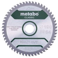 Metabo Accessoires Cirkelzaagblad | "Multi Cut Classic" | 190x30mm | Z54 FZ/TZ 5° - 628282000 - thumbnail