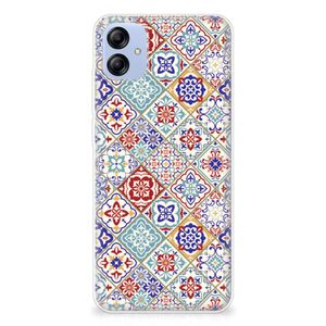 Samsung Galaxy A04e TPU Siliconen Hoesje Tiles Color