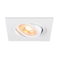 SLV Inbouwspot New Tria 75 vierkant - wit - GU10 - 1007377