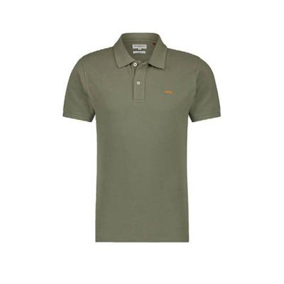McGregor slim fit polo met logo kaki