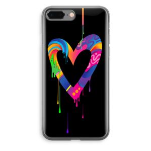 Melts My Heart: iPhone 8 Plus Transparant Hoesje