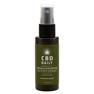 Earthly body CBD Daily Active Spray with Triple Action - 2 fl oz / 60 ml