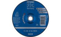 PFERD 62223832 E 230-8 SG INOX Afbraamschijf gebogen Diameter 230 mm Boordiameter 22.23 mm RVS 10 stuk(s)