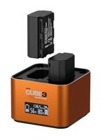 Hähnel - ProCube3 - Voor Sony - DSLR Duo Charger - Sneller opladen - USB Type-C ingang