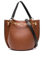 Elisabetta Franchi sac seau Dune médium - Marron