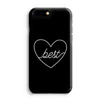 Best heart black: Volledig Geprint iPhone 7 Plus Hoesje - thumbnail