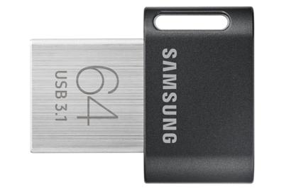 Samsung MUF-64AB USB flash drive 64 GB USB Type-A 3.2 Gen 1 (3.1 Gen 1) Zwart, Roestvrijstaal