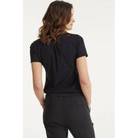 LaDress top Sonja van travelstof zwart