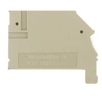 Weidmüller 1577320000 Afsluitplaat Beige 50 stuk(s)