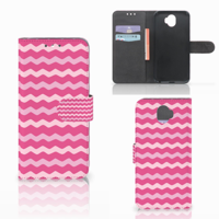 Wiko Wim Telefoon Hoesje Waves Pink
