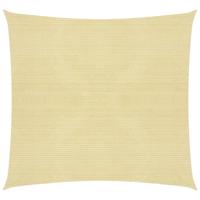 Zonnezeil 160 g/m 5x5 m HDPE beige - thumbnail