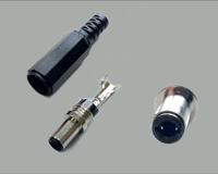 BKL Electronic Laagspannings-connector Stekker, recht 5.50 mm 2.10 mm 1 stuk(s)