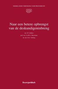 Naar een betere opbrengst van de deskundigeninbreng - J.F. Aalders, J.A.M.A. Sluysmans, D.A. Verburg - ebook