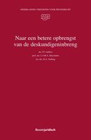 Naar een betere opbrengst van de deskundigeninbreng - J.F. Aalders, J.A.M.A. Sluysmans, D.A. Verburg - ebook - thumbnail