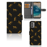 Telefoonhoesje met Pasjes voor Nokia G22 Leopards - thumbnail