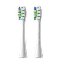 Oclean Professionele Clean W02 vervangende borstels, adpto voor alle Oclean elektrische tandenborstels, FDA-gecertificeerde DuPont ™-borstels, W-vormige borstelkop, 2 stuks, wit