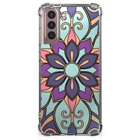 Samsung Galaxy S21 Plus Case Purple Flower