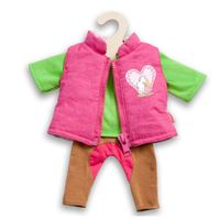 Heless Poppen Paardrij Outfit, 3dlg. 28-35 cm - thumbnail