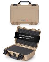 Nanuk 909 Waterdichte Bruine Beschermkoffer (Interne Afmetingen: 291 mm x 229 mm x 93 mm) met Aanpasbaar Schuim