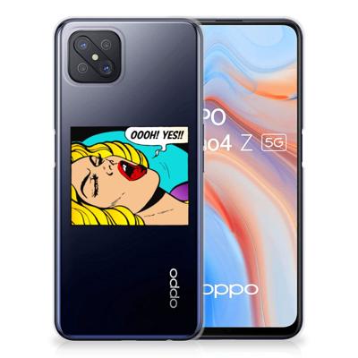 OPPO Reno4 Z | A92s Silicone Back Cover Popart Oh Yes
