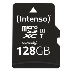 Intenso Premium microSDXC-kaart 128 GB Class 10, UHS-I Incl. SD-adapter