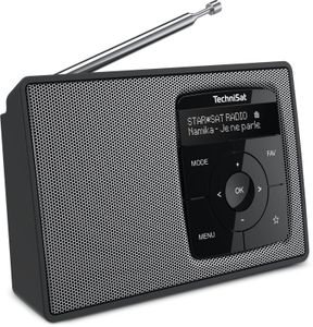 TechniSat DIGITRADIO 2 Radio DAB+, VHF (FM) DAB+, FM, Bluetooth Wekfunctie Zwart/zilver