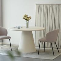 Eettafel Fenna Wit Rond 120cm - Giga Meubel