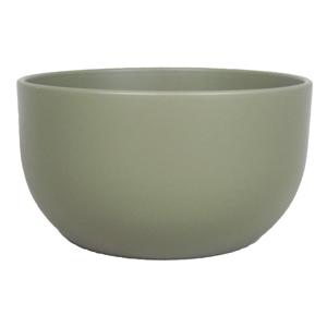 Floran Plantenpot - groen - schaal - mat - keramiek - 26 x 14 cm   -