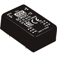 Mean Well SCW20A-12 DC/DC-convertermodule 1.666 A 20 W Aantal uitgangen: 1 x Inhoud 1 stuk(s) - thumbnail