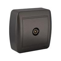 Solera Antenneaansluiting voor tv en wandradio, grafiet