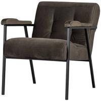 WOOOD Exclusive Scott Fauteuil - Velvet - Warm Groen - 75x65x83 - thumbnail