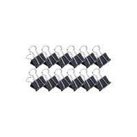 MAUL 21325-90 Foldback-klem, zwart, (B)25 mm, klembreedte: 9 mm