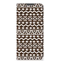 OPPO A54 5G | A74 5G | A93 5G Hoesje met Magneet Aztec Brown - thumbnail