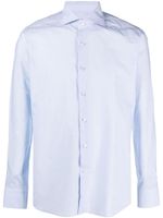 Tagliatore chemise en lin mélangé - Bleu