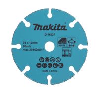 Makita Accessoires 76 mm Doorslijpschijf HM/TCG 76x10x1,75mm voor DMC300 - D-74837 - thumbnail