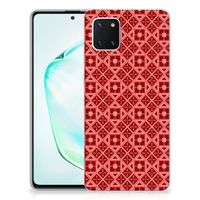 Samsung Galaxy Note 10 Lite TPU bumper Batik Rood - thumbnail