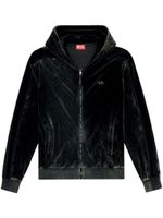 Diesel hoodie S-Oclock en maille chenille - Noir - thumbnail