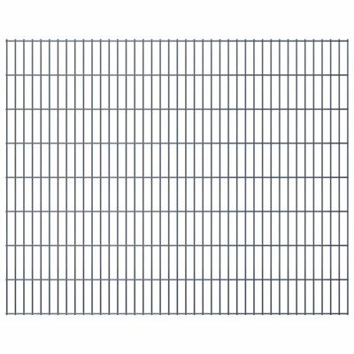 vidaXL Dubbelstaafmat 2,008x1,63 m grijs