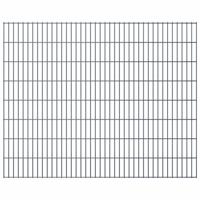 vidaXL Dubbelstaafmat 2,008x1,63 m grijs