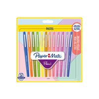 Fineliner Paper Mate Flair Pastel blister ÃƒÆ' 12 kleuren - thumbnail