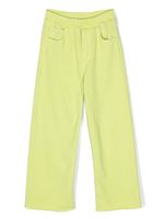 MM6 Maison Margiela Kids pantalon en coton à coupe droite - Vert - thumbnail