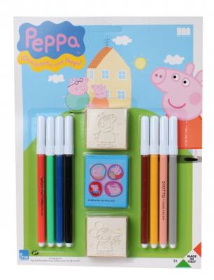 Multiprint kleurset Peppa Pig 11-delig Multiprint kleurset Peppa Pig 11-delig