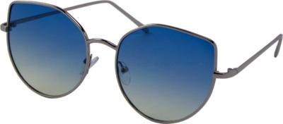 AZ Eyewear Chic zonnebril unisex zilver/blauw (5105) AZ Eyewear Chic zonnebril unisex zilver/blauw (5105)