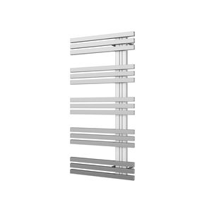 Designradiator Plieger Inox Suono Sinistra Middenaansluiting 100x50 cm 464 Watt Inox-Look